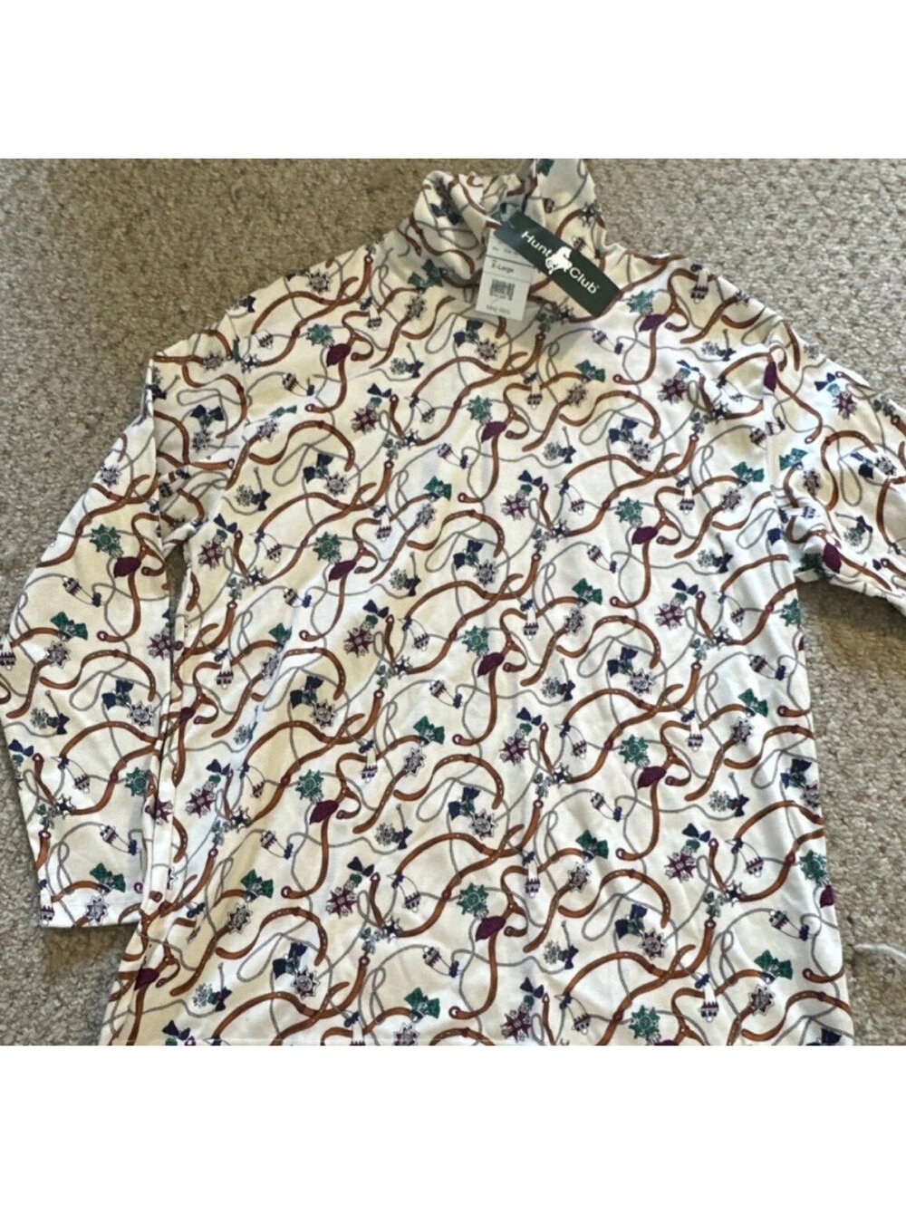 Women’s Vintage Hunt Club Turtleneck Top Shirt